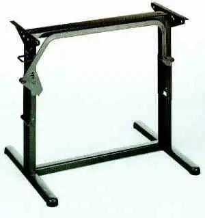 Fætur undir borð H:30-70cm B:60cm brúnn