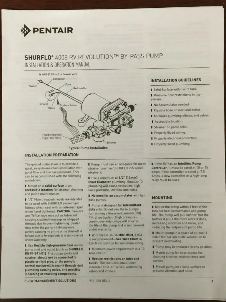 Vatnsdæla Shurflo Large. 12v. - Image 6