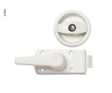 Hurðalæsing án silenders hvít Ø 110 mm - Image 2