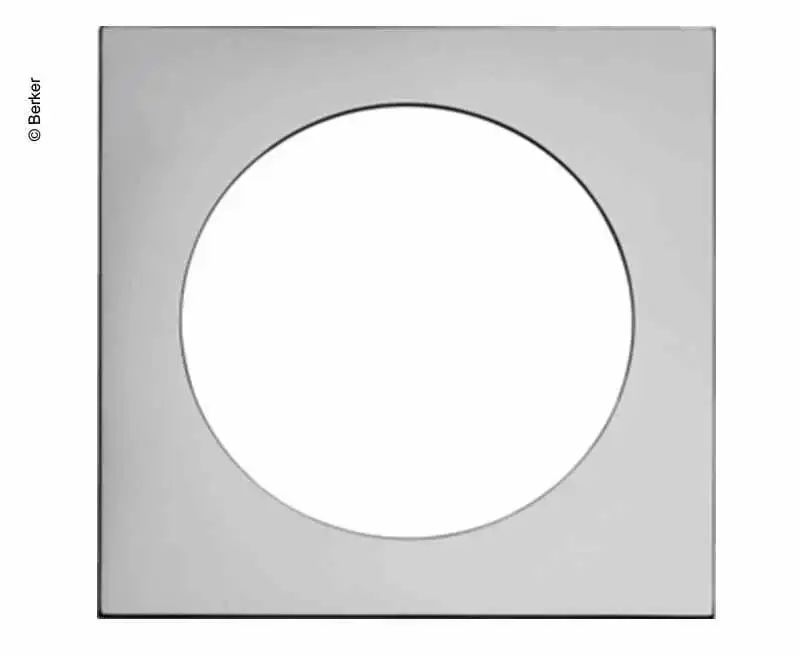 Rammi á rafmagnsdós króm