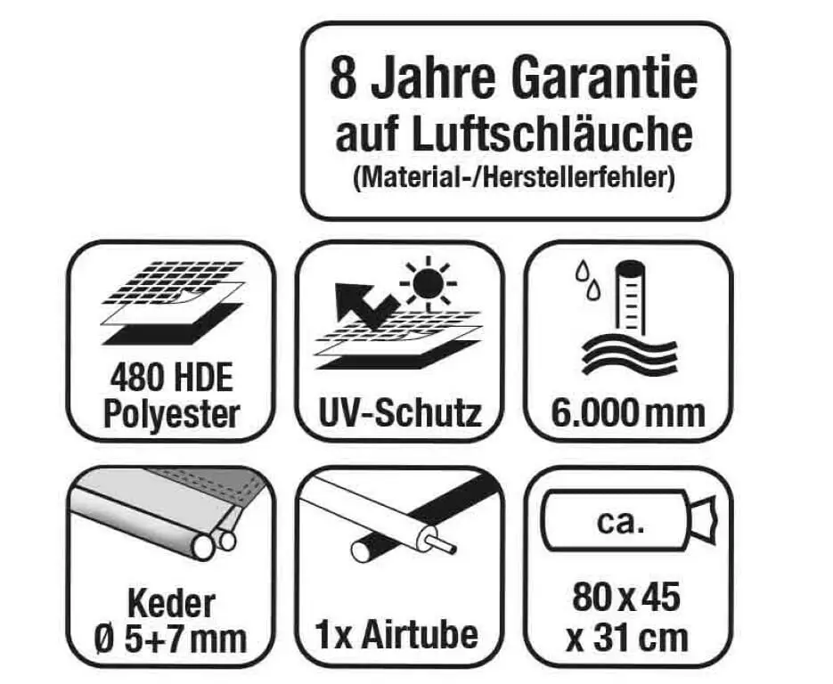 Fortjald uppblásið á húsbíl E-Sport 325 - Image 5
