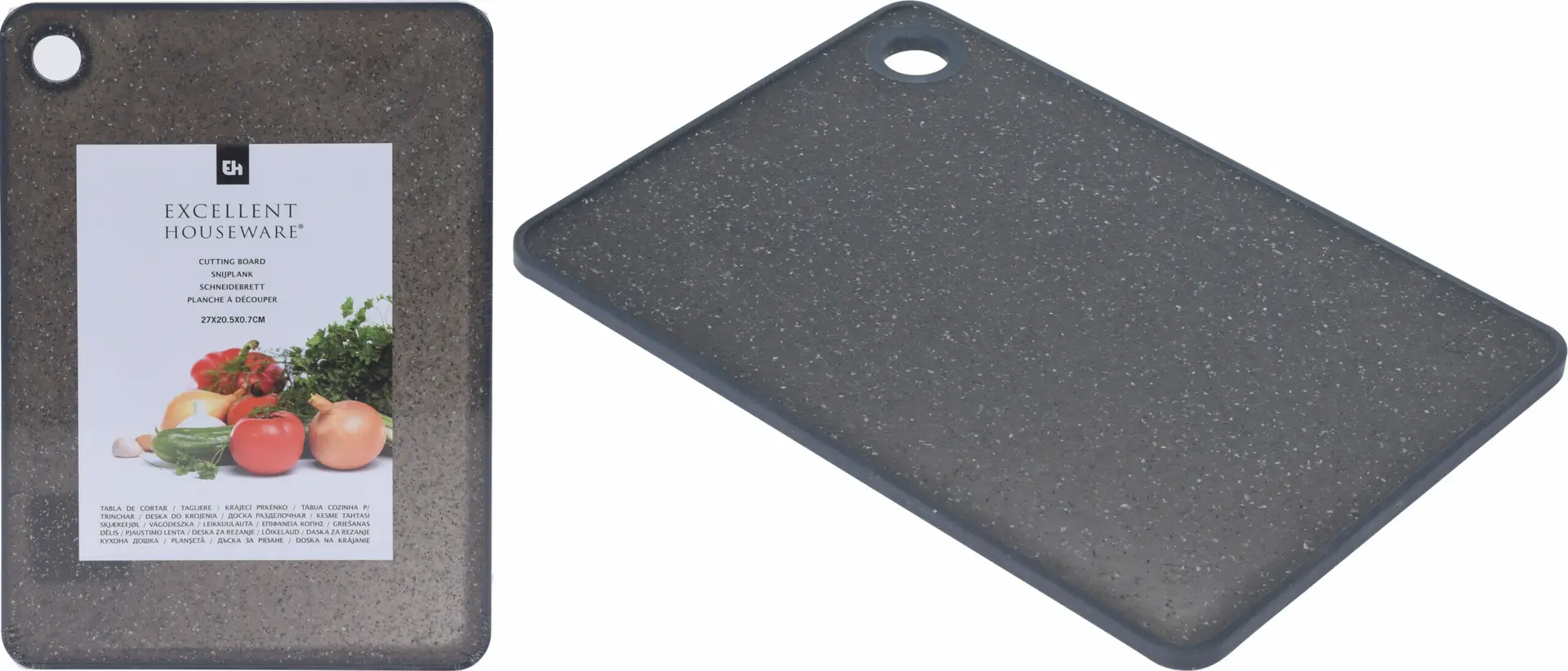 Skruðarbretti 23x16cm svart