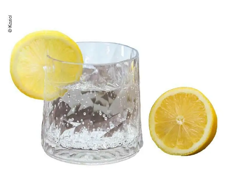 Glas Wiskey glas 250ml Koziol m/gúmmí