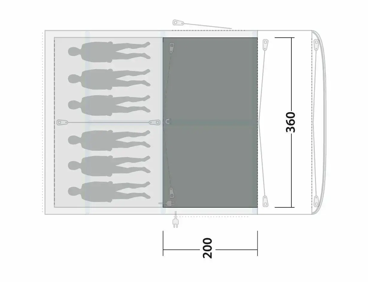 Teppi í Roseville 6SA Outwell - Image 3