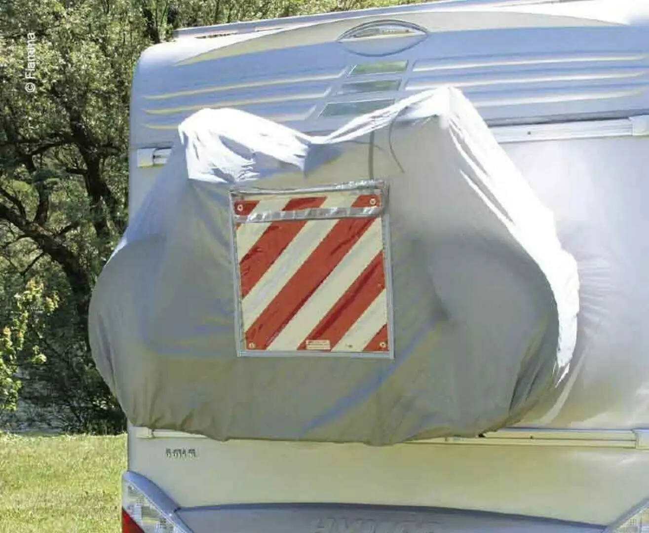 Yfirbreiðsla f/hjól 2-3 aftan á hjólhýsi