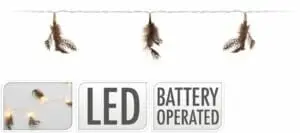 Ljósasería LED 10 fjaðrir