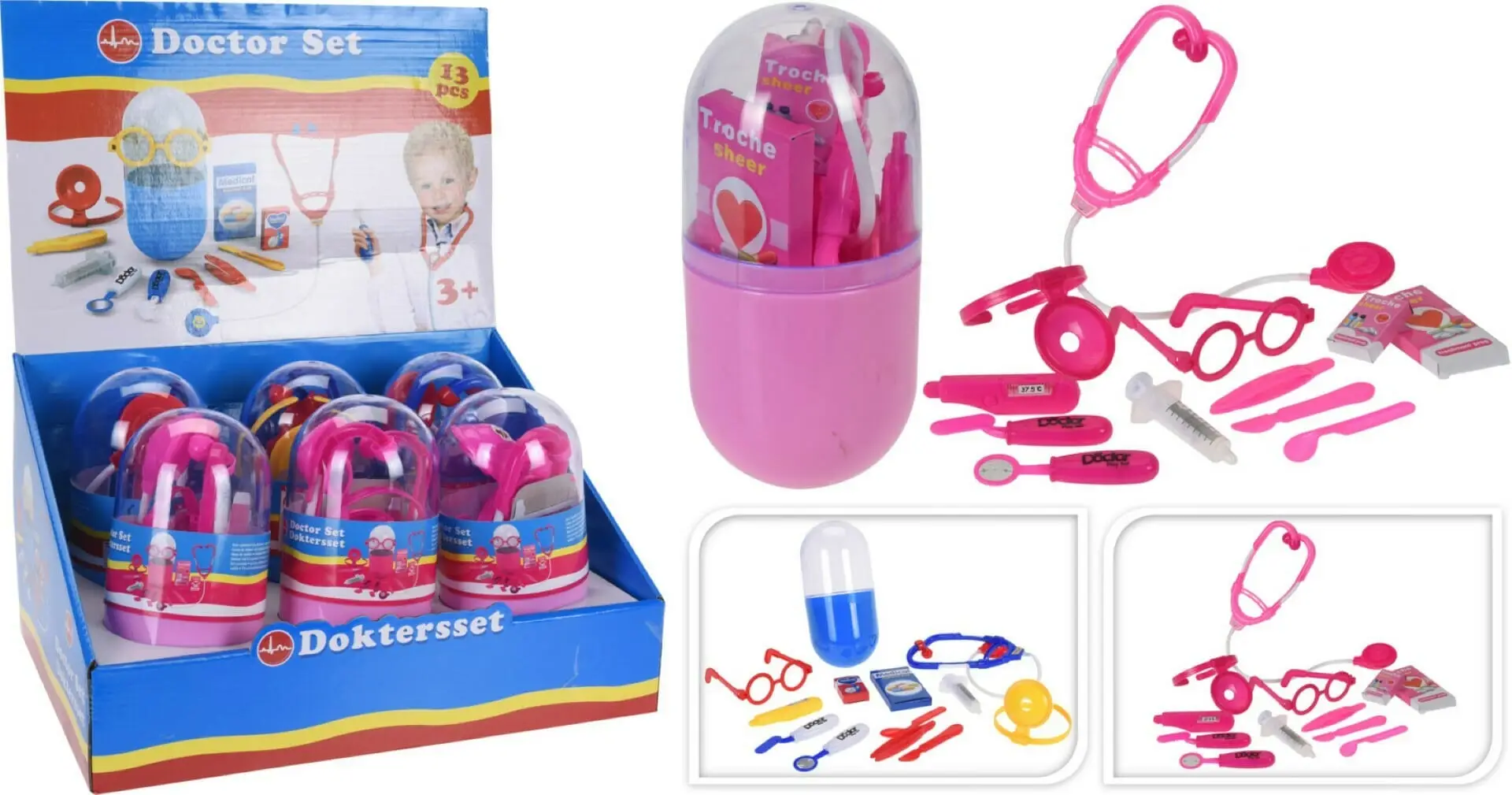 Leikfangasett læknisdót