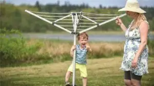 Þvottasnúra ál 4 arma Outwell