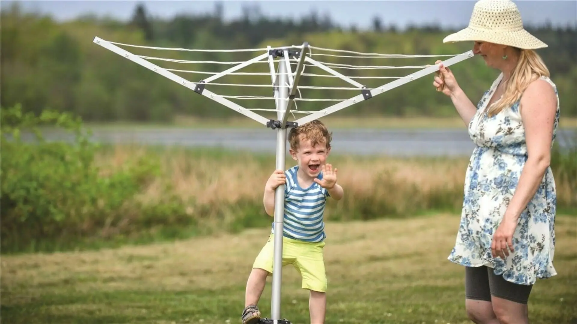 Þvottasnúra ál 4 arma Outwell