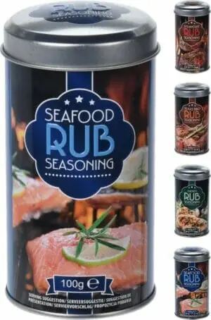 Kryddbaukar í járn dollu