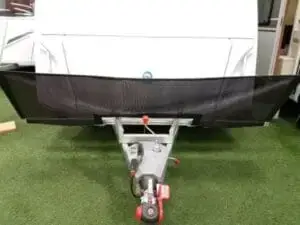 Net f/grjótgrind 170cm blátt tjaldvagna