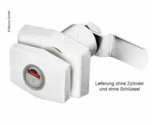 Læsing á hleðslulúgu án sílenders hvítP