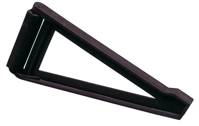 Borðhaldari brúnt plast