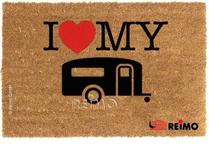 Motta 50x25cm I love my hjólhýsi