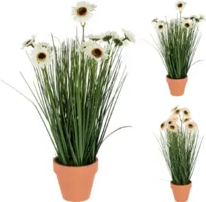 Blóm í potti  39cm