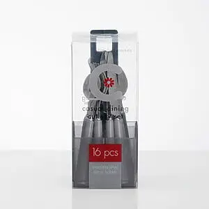 Hnífaparasett í standi grá granít