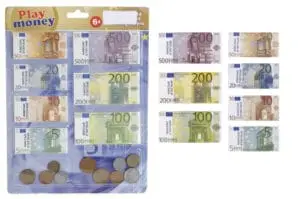 Leikfanga peningar Euro