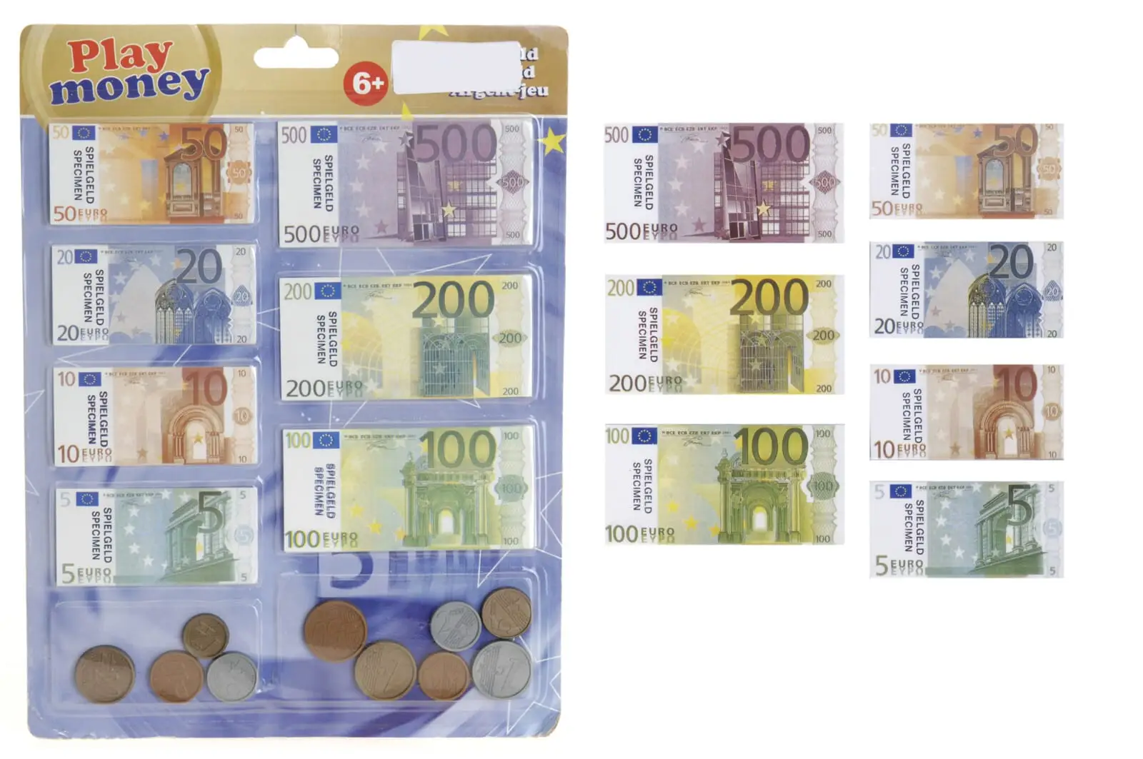 Leikfanga peningar Euro