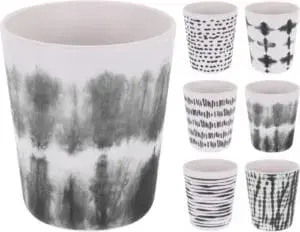 Glas Melamine Svart/hvítt 440ml