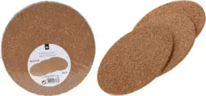 Hitaplatti kork 3 stk.