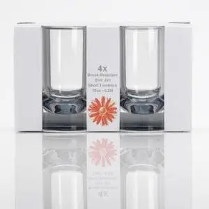 Glas Short Slim Jim 4 pk. - Flamefield