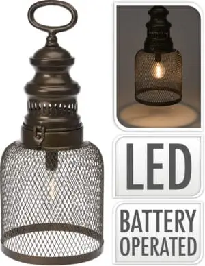 Ljós Led járn 15x15x35cm