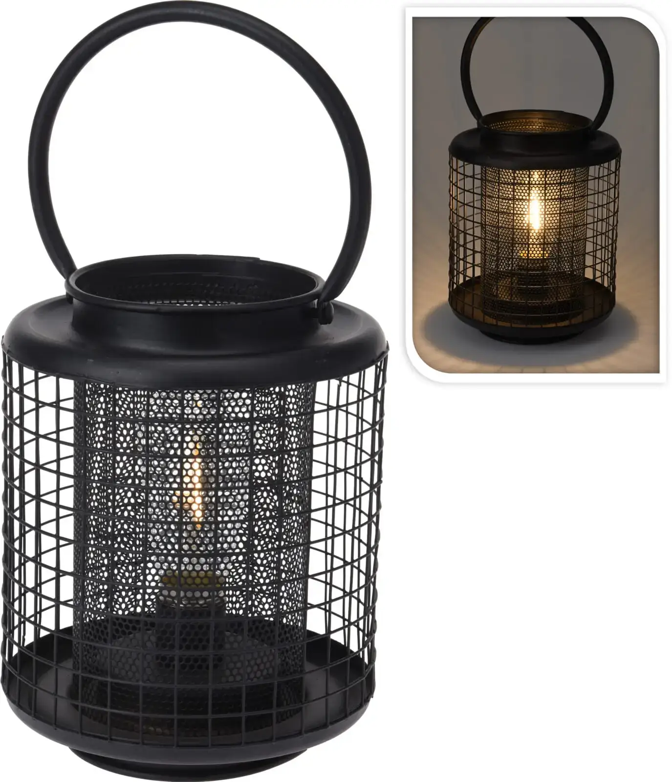 Ljós Led járn 14x14x18cm