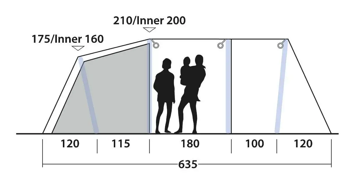 Tjald Parkdale 4PA Outwell - Image 13