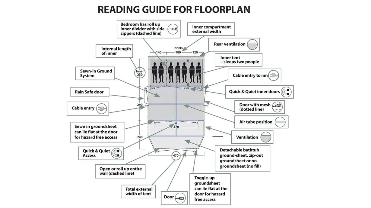 Tjald Parkdale 4PA Outwell - Image 16