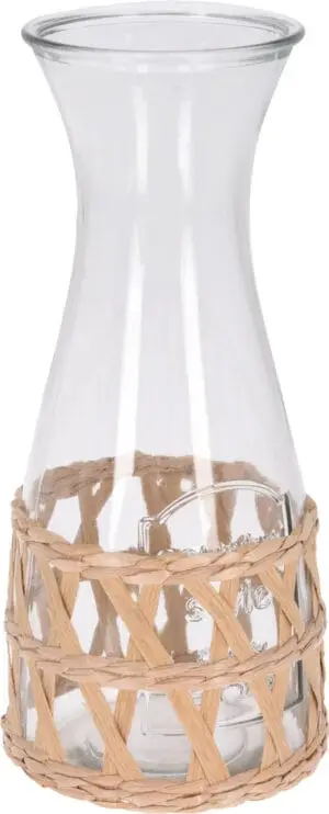 Karafla /viðar Rattan 1200 ml.