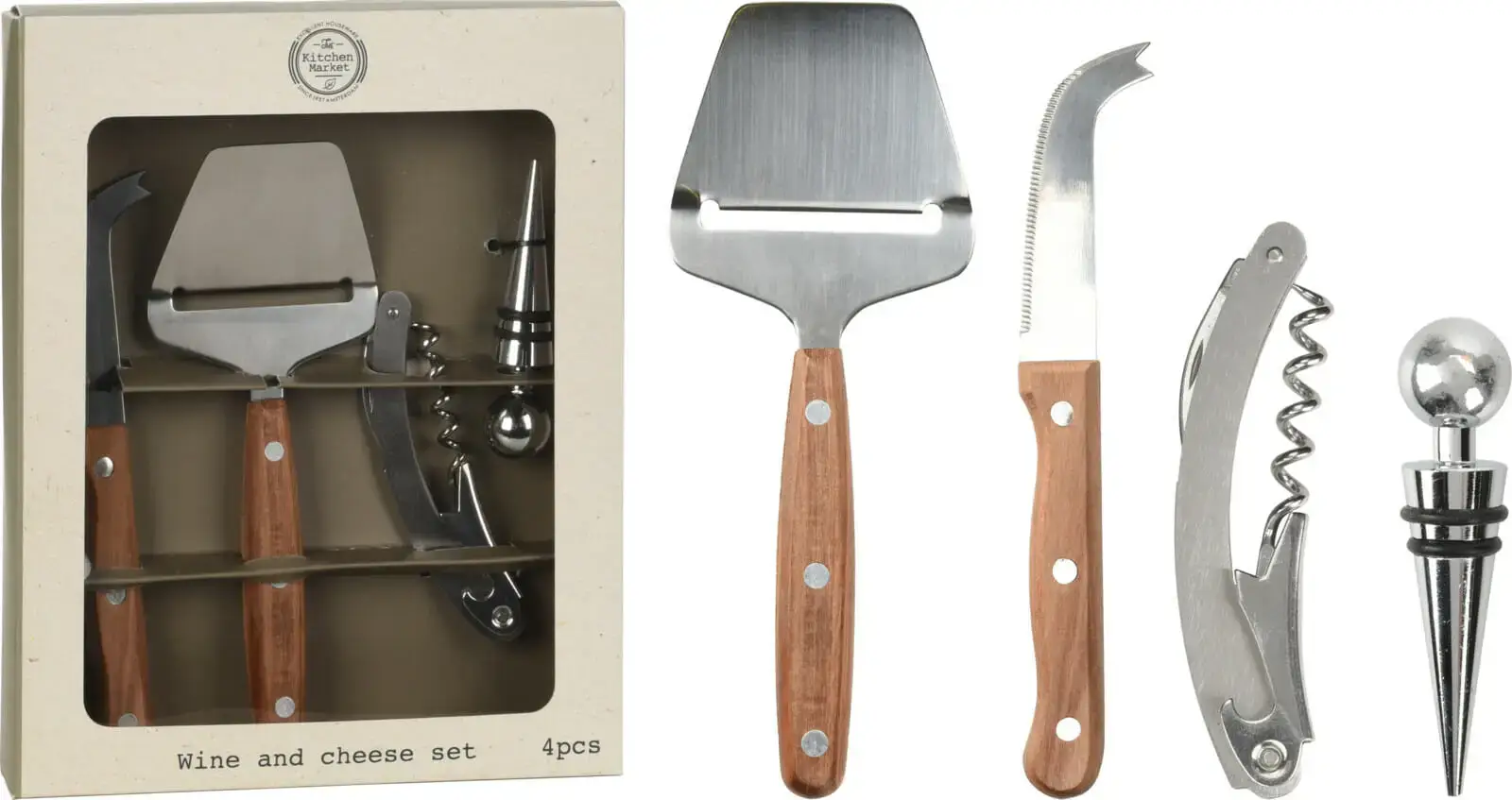 Vín og Osatsett 4 stk