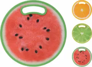 Skurðarbretti Melónu,Appelsínu,Lime 30cm
