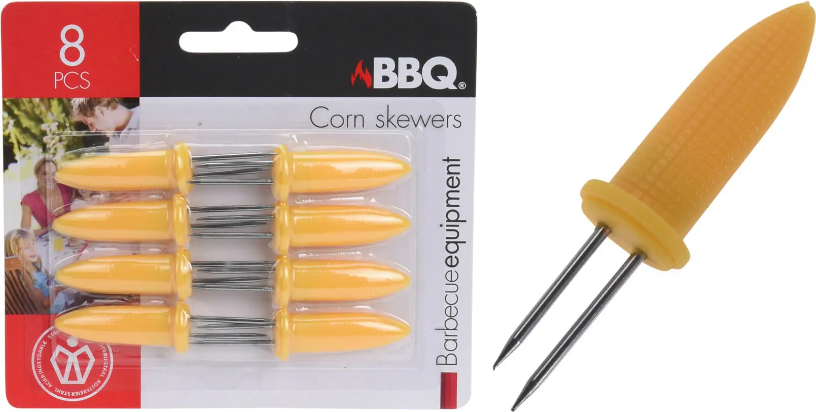 Pinnar í maísstöngla 8 stk.