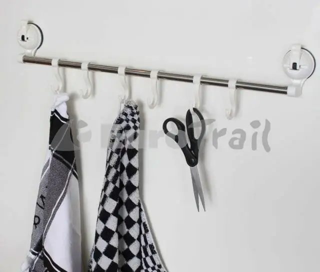 Hengi með 6 snögum og sogskálafestingum - Image 2