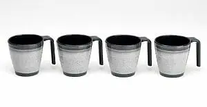 Könnur staflanlegar Granit grey 4stk.