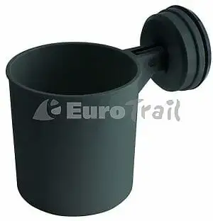 Tannburstaglas m/ sogskál grátt