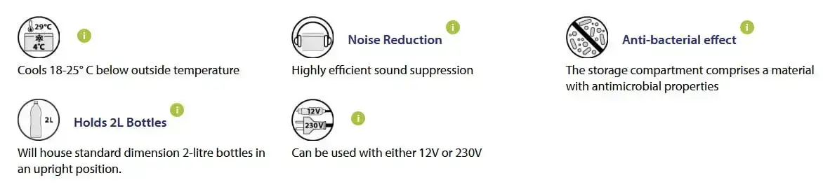 Kælibox ECOlux 35L 12V/230V ljós grár - Image 9