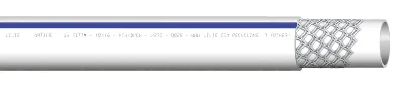 Drykkjarvatnsslanga 10mm sveiganleg blá
