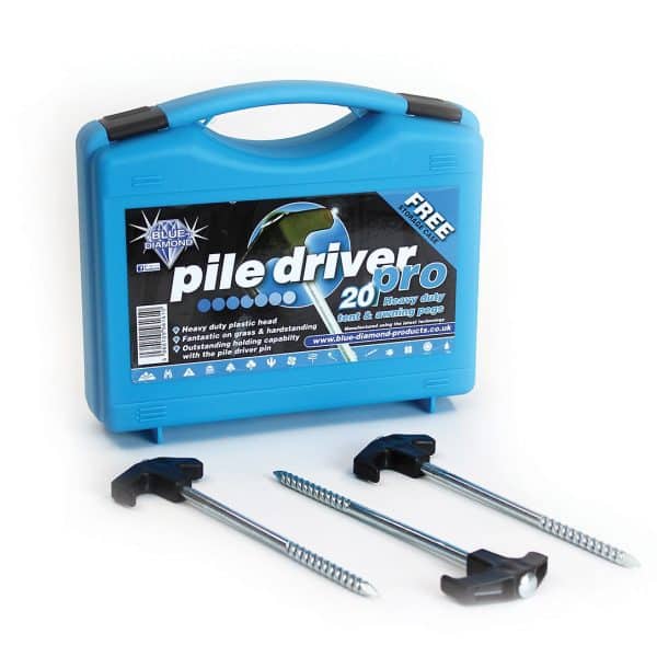 Hælar Ofursterkir stálpinnar 20cm Blue D