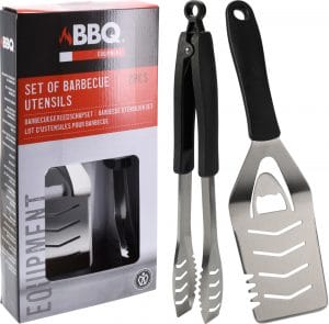 BBQ sett 2 stk töng og spaði