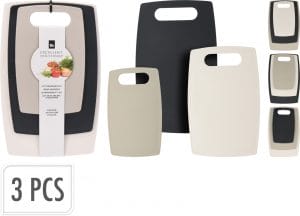 Skurðarbretti 35x22x15cm 3 stk í pakka