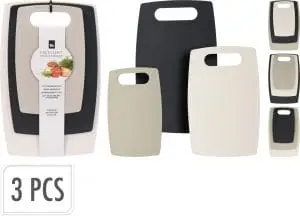 Skurðarbretti 35x22x15cm 3 stk í pakka