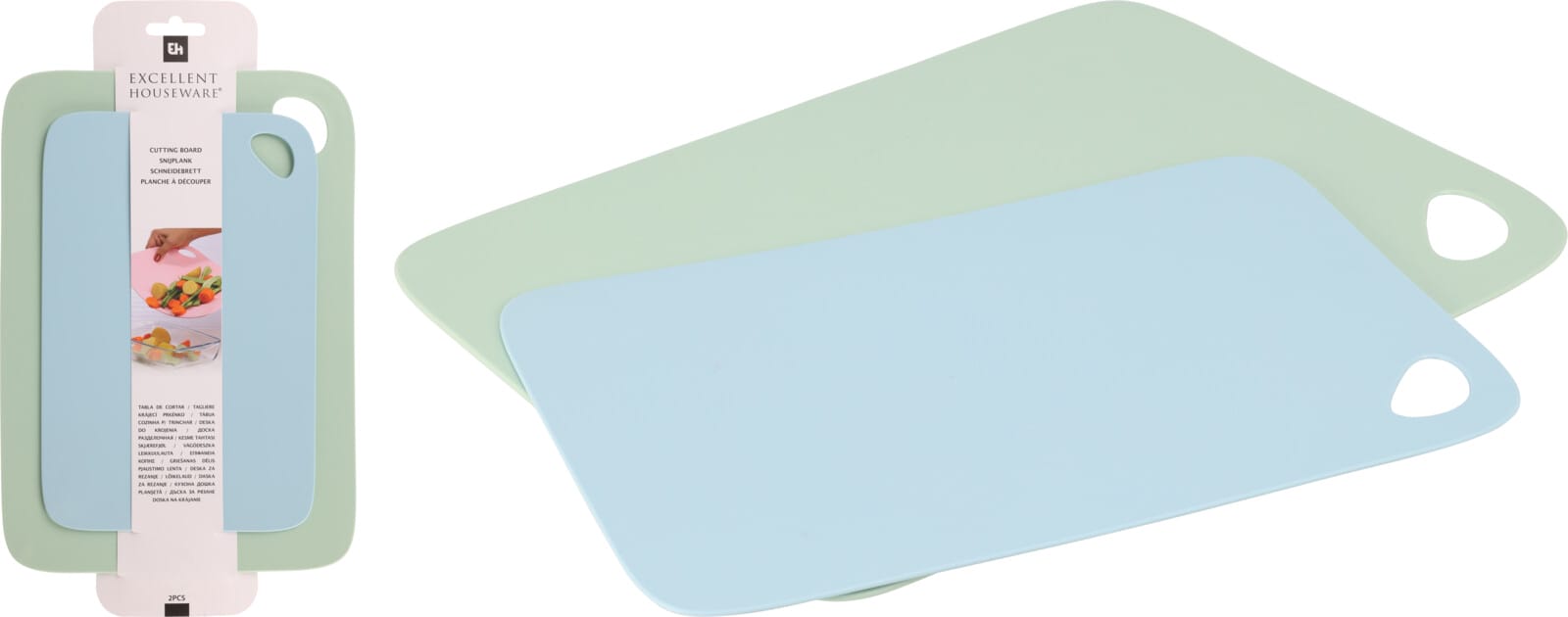 Skurðarbretti 2 stk í pakka