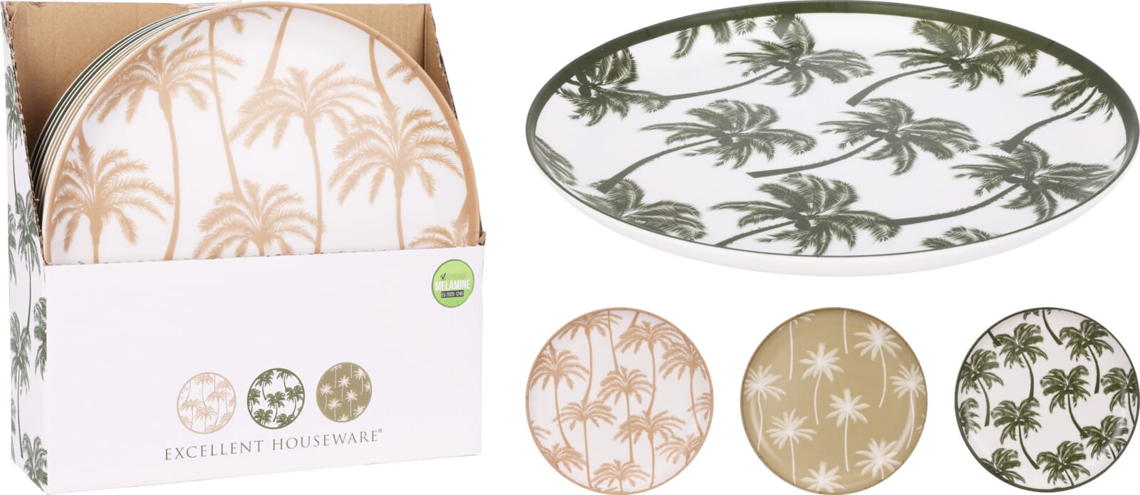 Diskur Melamine 25 cm 3 litir