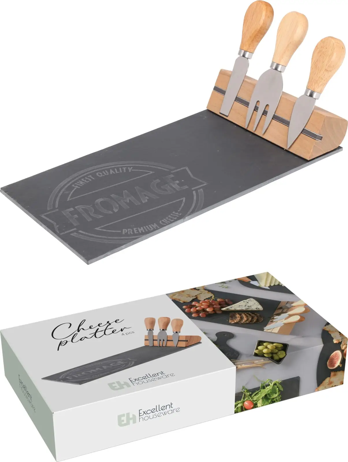 Ostabakki m/ 2 hnífum Hringlótt