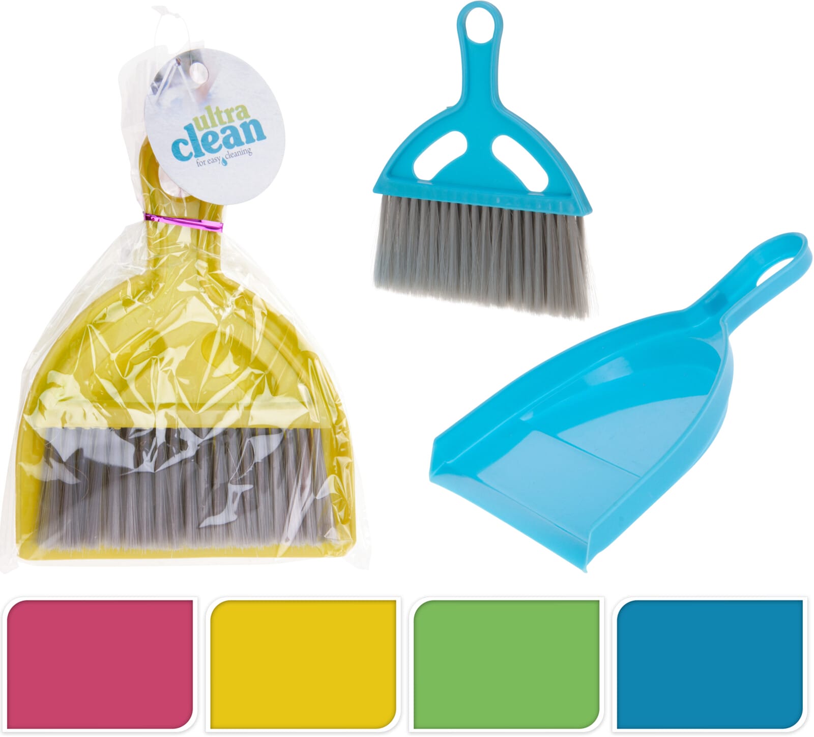 Fægiskófla og bursti 20x26cm