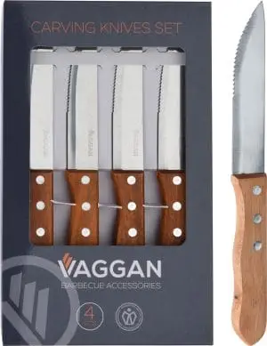 Steikarhnífar 4 stk. í pakka