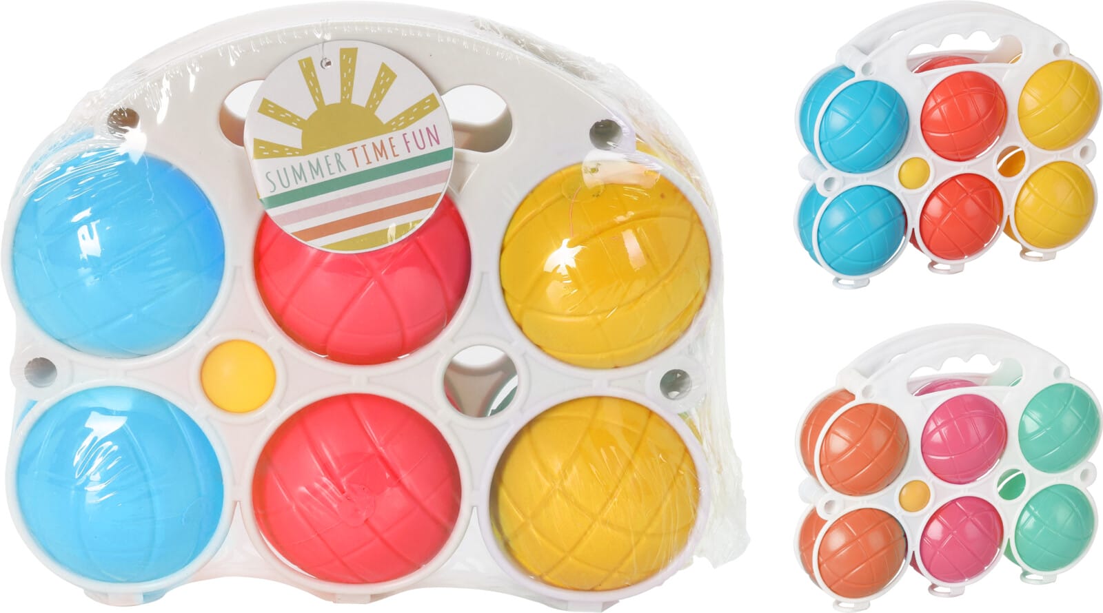 Boccia sett plastkúlur 7 stk.