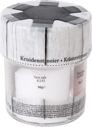 Krydd staukur skiptur í 6 hólf