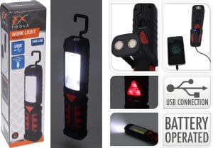 Ljós vinnuljós 21cm